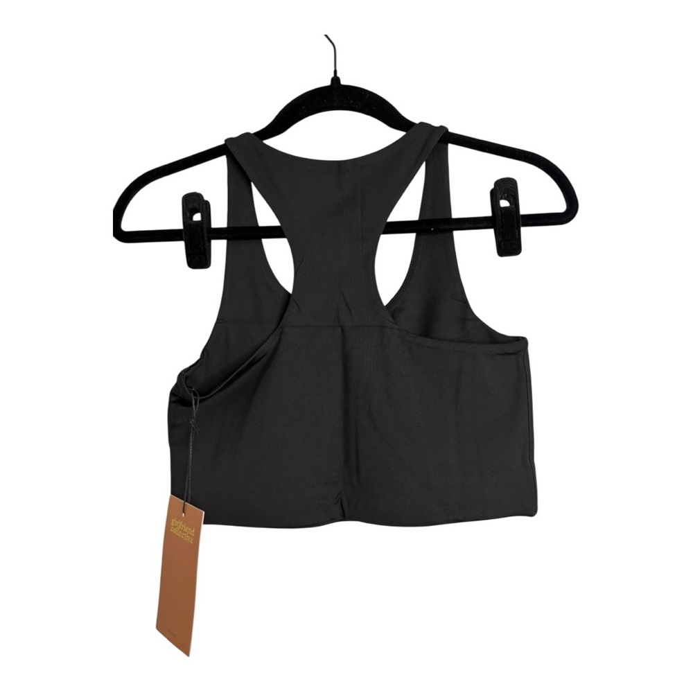 Girlfriend Collective Paloma Racerback Sports Bra Black‎ Medium NWT - Picture 6 of 9